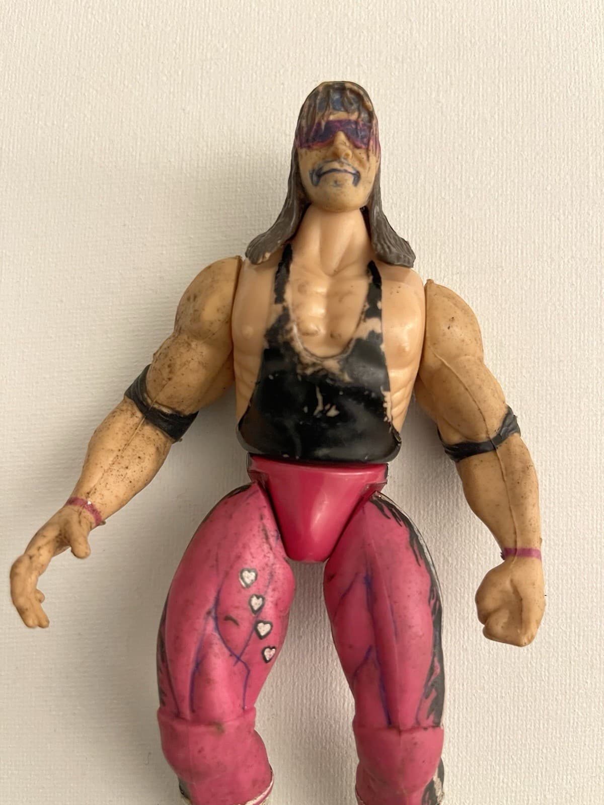 Bret 'The Hitman' Hart - 1996 - Jakks Pacific Wrestling Action Figure WWE - Thumbnail 2