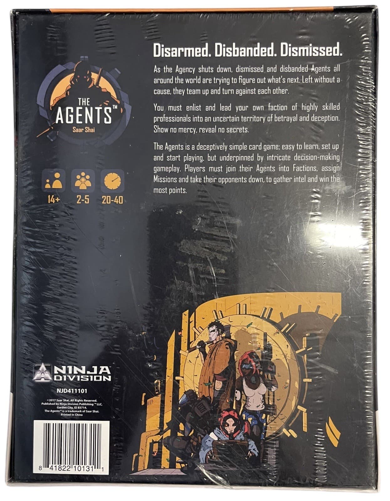 The Agents 2017 Card Game Saar Shai Ninja Division - BRAND NEW, FACTORY SEALED - Thumbnail 2