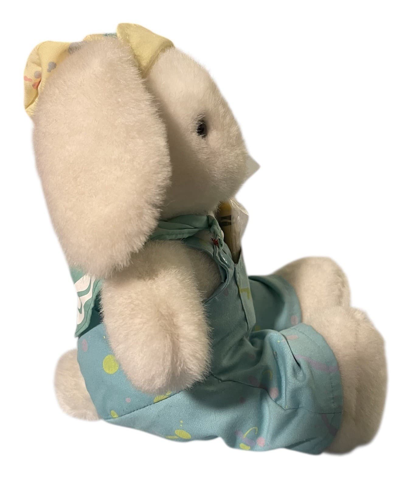 Crayola Bunny Plush Rabbit Artist Art Overall Paint Drop Stuffed Animal Hallmark - Thumbnail 4