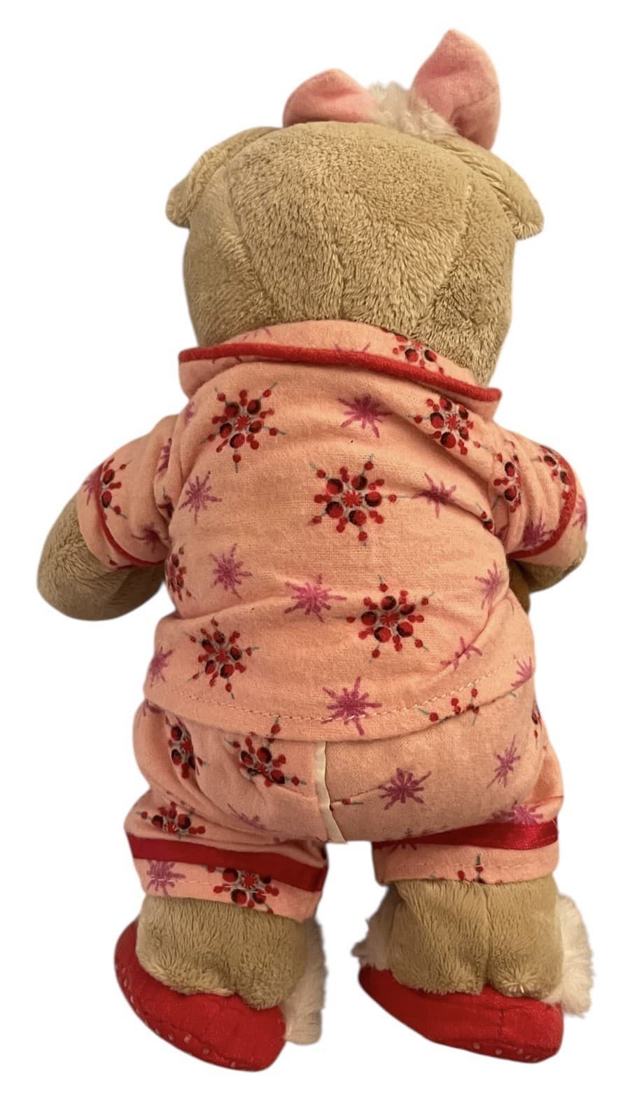 2007 Starbucks Holiday Bearista Girl Pj’s Slippers Bow Teddy Bear Tags Pajamas - Thumbnail 3