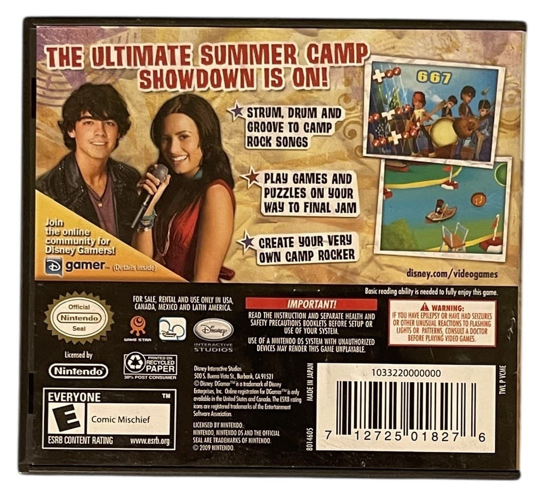 Camp Rock The Final Jam Nintendo DS Brand - Thumbnail 3
