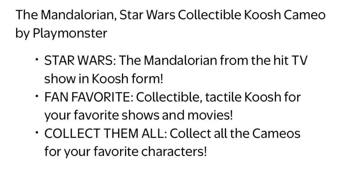 STAR WARS: Mandalorian Cameo Koosh Ball - Amazing Gift!! - Thumbnail 6