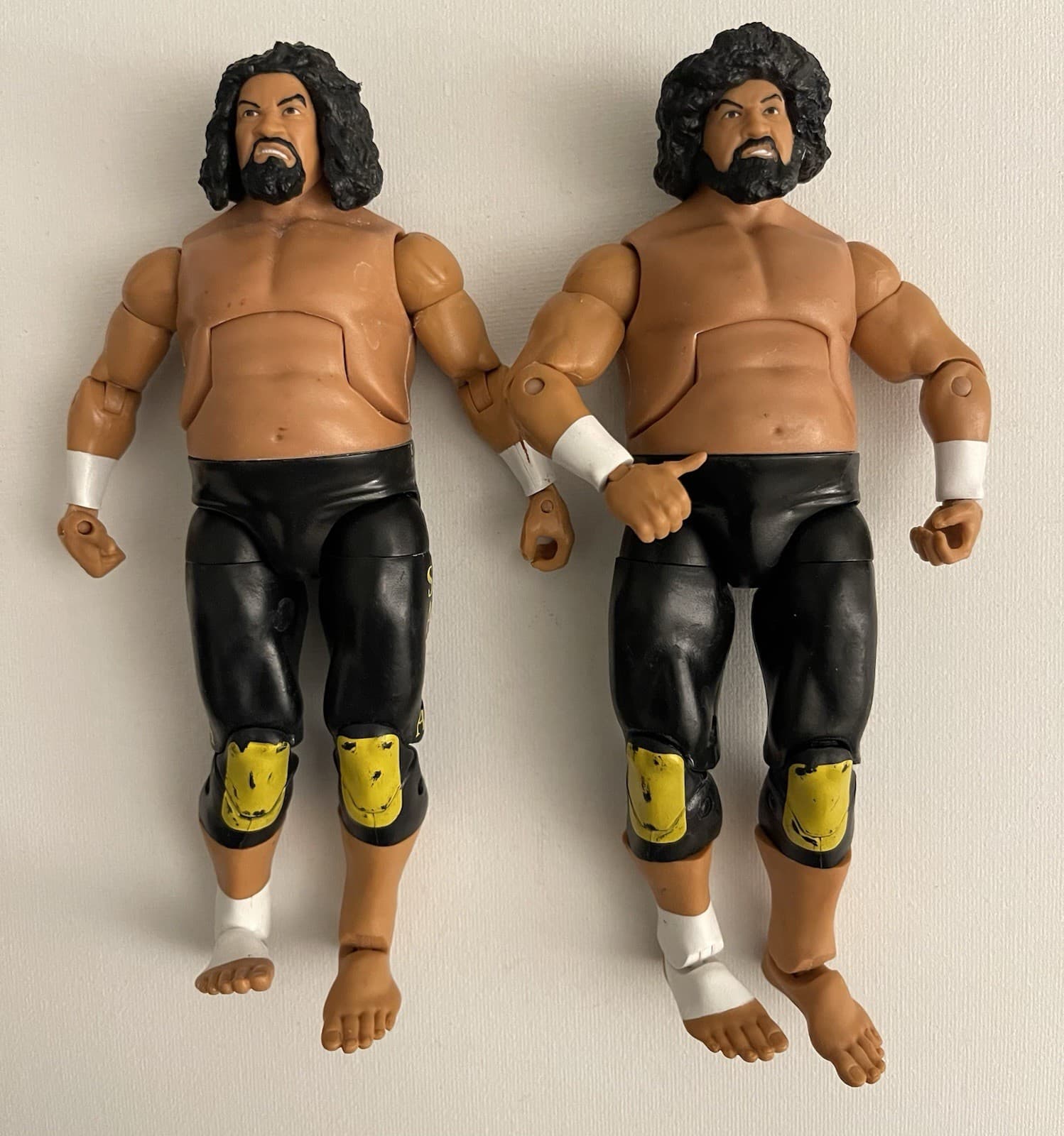 WWE Mattel Elite The Wild Samoans Afa & Sika A’noai 2007 Hall Of Fame Figures