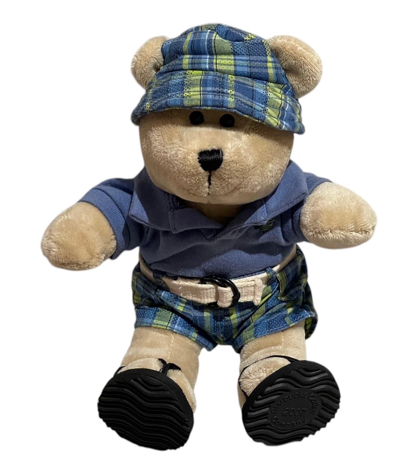 Starbucks 63rd Edition 10" Bearista Bear Preppy Summer Vacation Bear Plush - Thumbnail 3