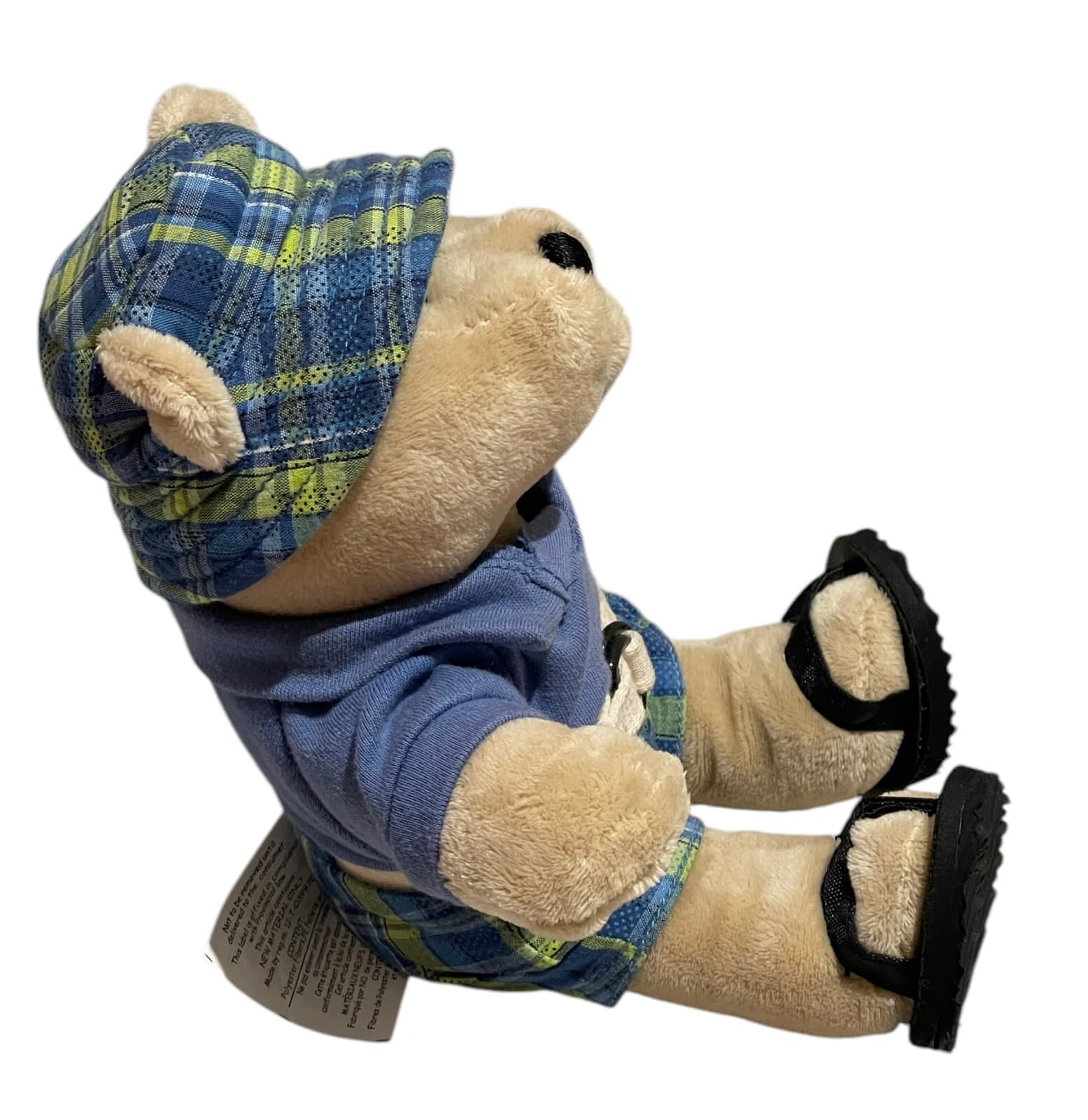 Starbucks 63rd Edition 10" Bearista Bear Preppy Summer Vacation Bear Plush - Thumbnail 4