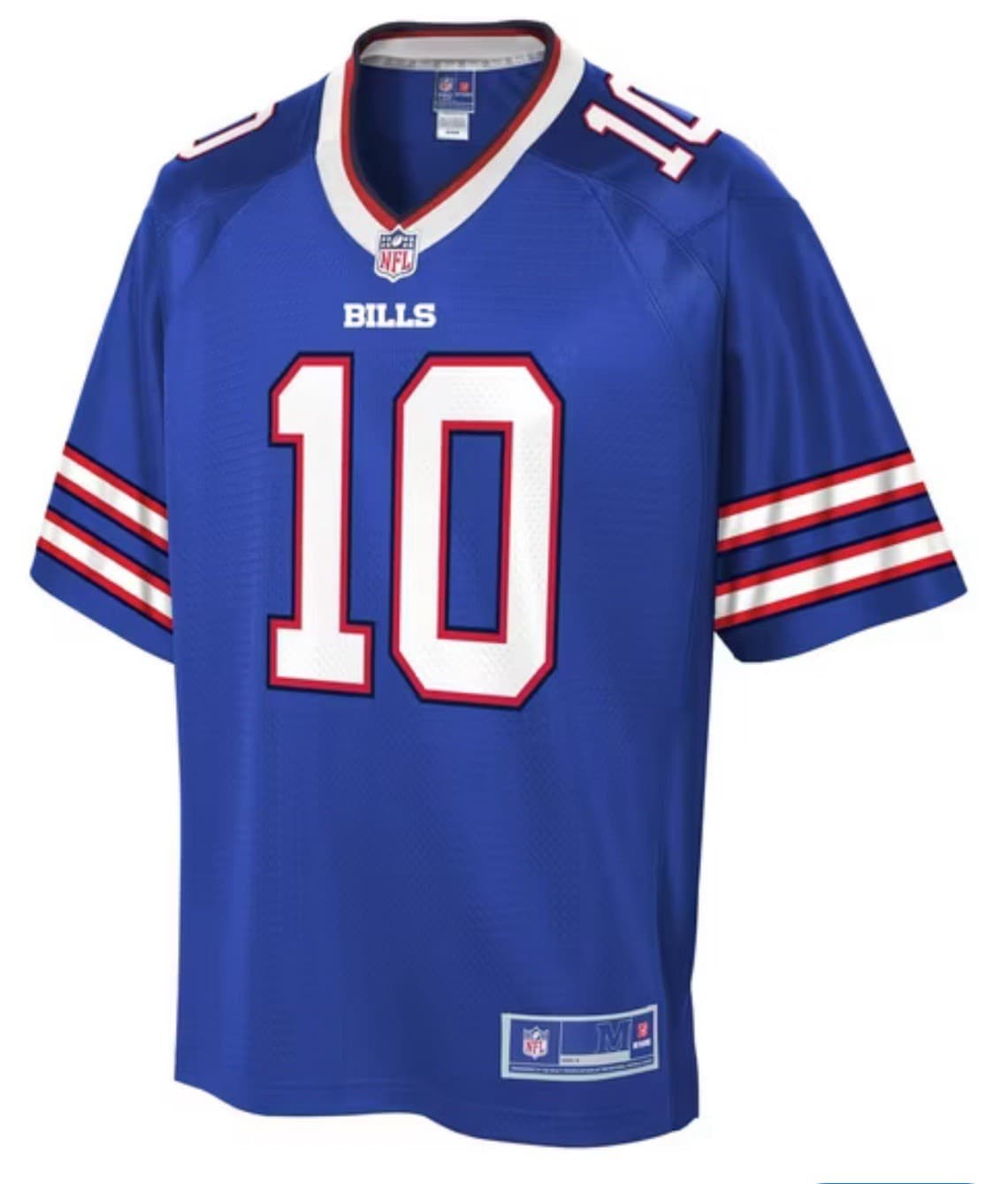 Buffalo Bills Mitchell Trubisky #10 Nike Men's Blue On-Field NFL Game Jersey M - Thumbnail 9
