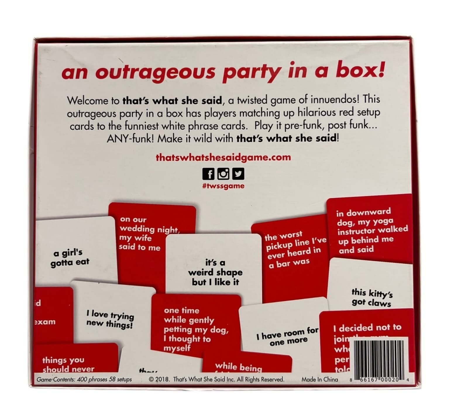 That's What She Said The Party Game of Twisted Innuendos 4+ Players 30-60min - Thumbnail 3
