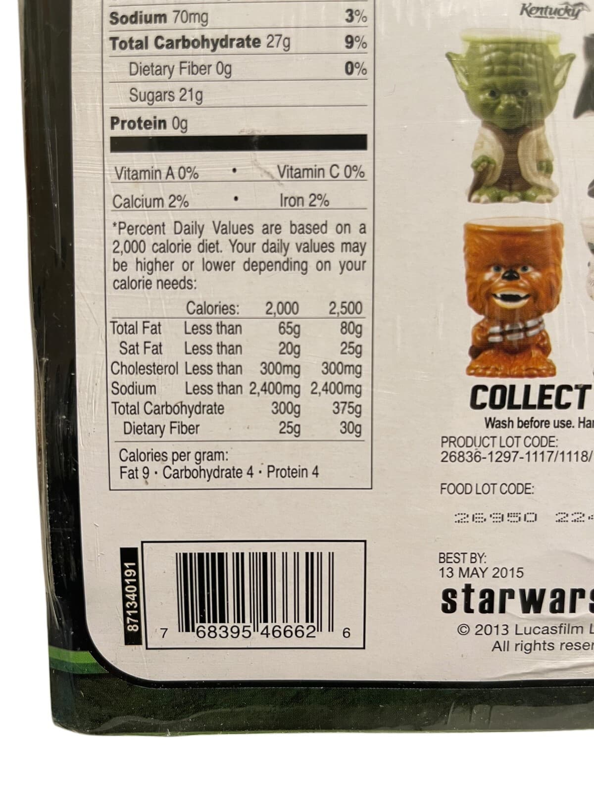 Star Wars Darth Vader Ceramic Goblet With Chocolate Fudge Cocoa Mix - Thumbnail 7