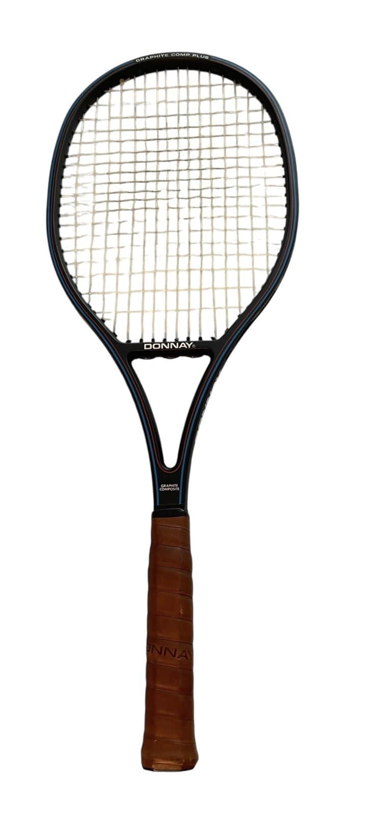 Donnay Graphite Composite Plus 35 Light 5 Tennis Racquet Black Made In Belgium. - Thumbnail 6
