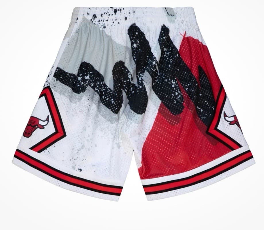 Mens Mitchell & Ness NBA Hyper Hoops Swingman Shorts- Chicago Bulls 1997 New - Thumbnail 2