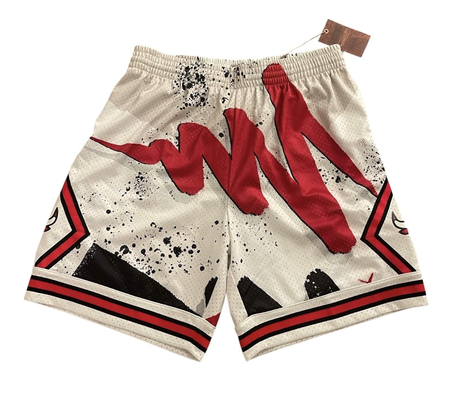 Mens Mitchell & Ness NBA Hyper Hoops Swingman Shorts- Chicago Bulls 1997 New - Thumbnail 3