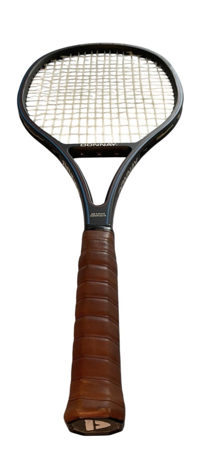 Donnay Graphite Composite Plus 35 Light 5 Tennis Racquet Black Made In Belgium. - Thumbnail 3