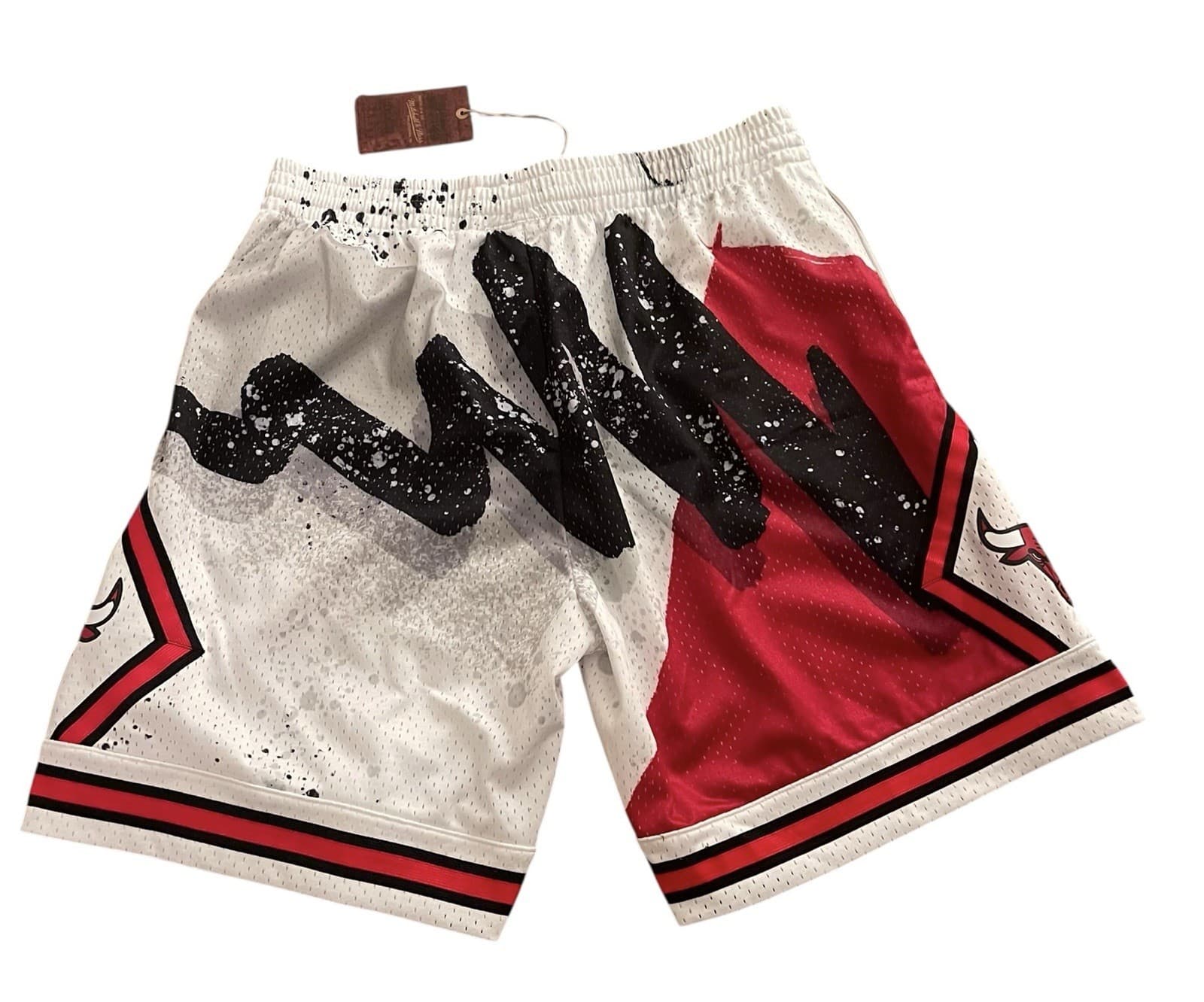 Mens Mitchell & Ness NBA Hyper Hoops Swingman Shorts- Chicago Bulls 1997 New - Thumbnail 7