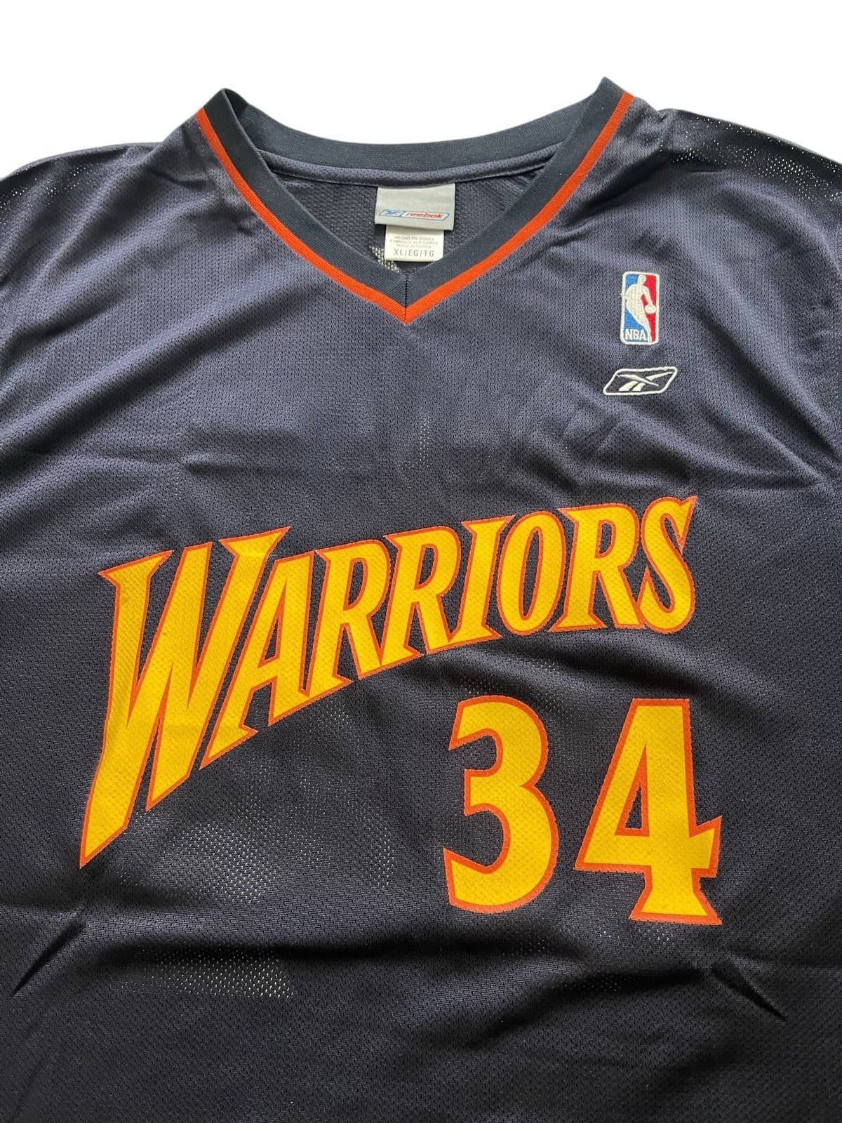 RARE Reebok Mike Dunleavy Jr. #34 Golden State Warriors Away Jersey 2006 Size XL - Thumbnail 2