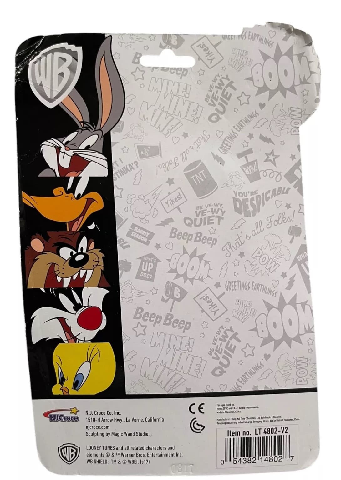 NJ Croce Looney Tunes - Marvin The Martian Bendable Figure - Thumbnail 2