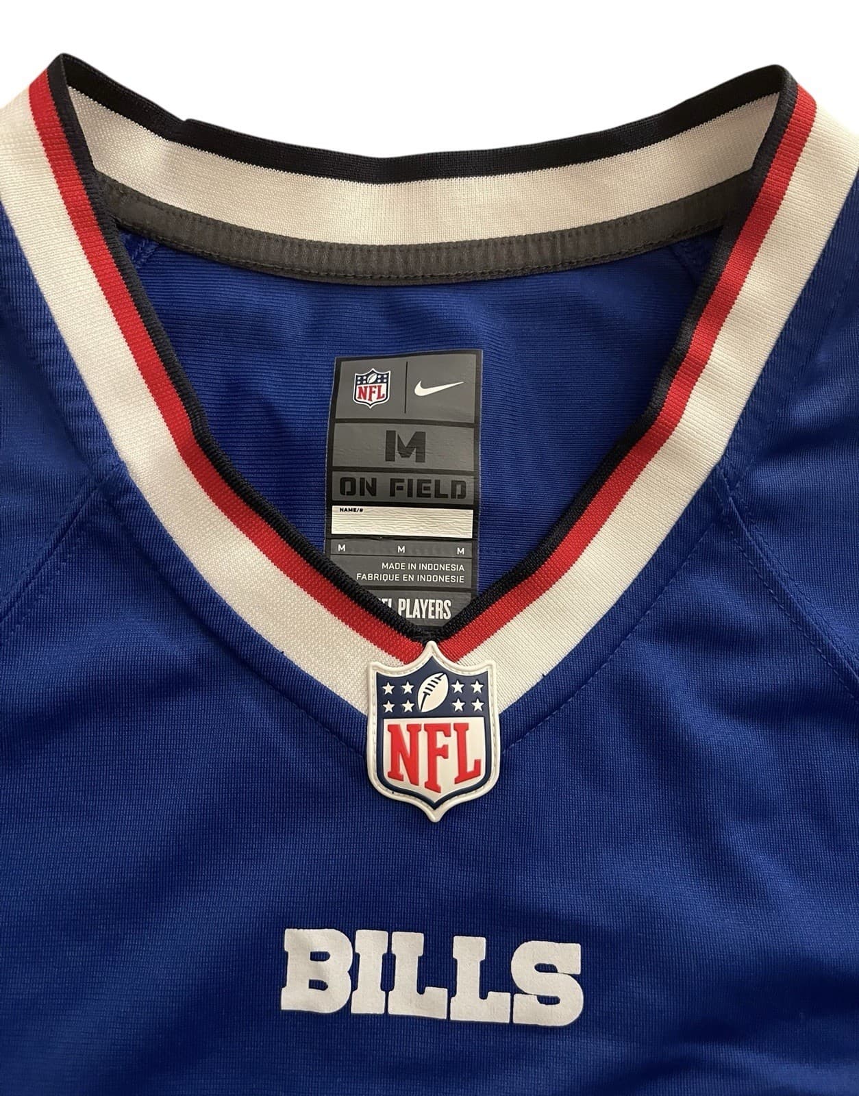 Buffalo Bills Mitchell Trubisky #10 Nike Men's Blue On-Field NFL Game Jersey M - Thumbnail 6