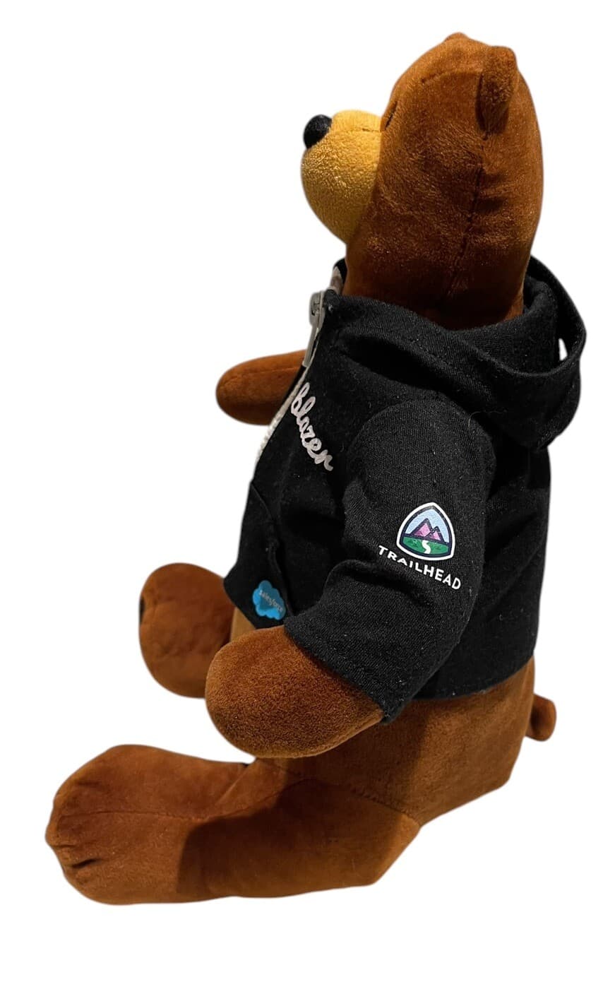Salesforce Codey Plush Trailblazer Hoodie Dreamforce Bear Stuffed Animal Toy - Thumbnail 2