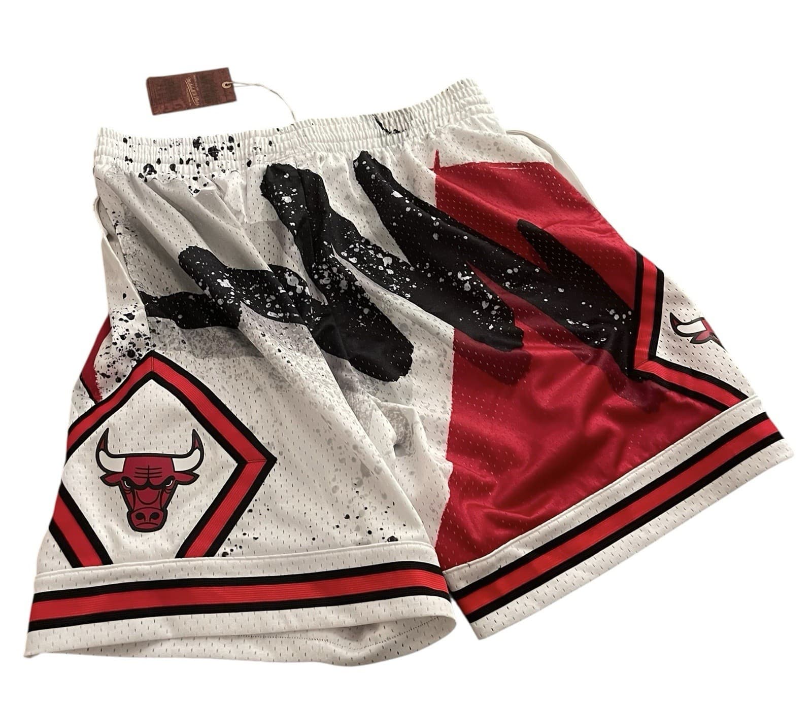Mens Mitchell & Ness NBA Hyper Hoops Swingman Shorts- Chicago Bulls 1997 New - Thumbnail 9