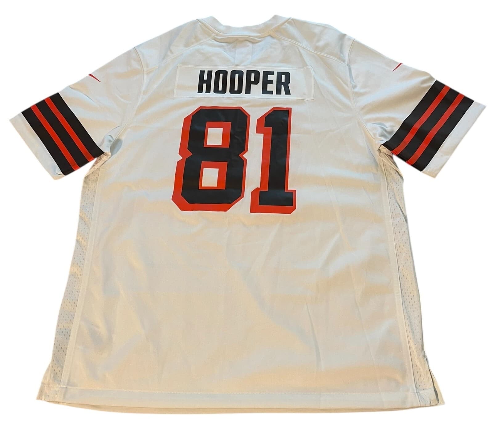 Nike NFL Cleveland Browns White Austin Hooper #81 On-Field Jersey Size XL NWT - Thumbnail 2