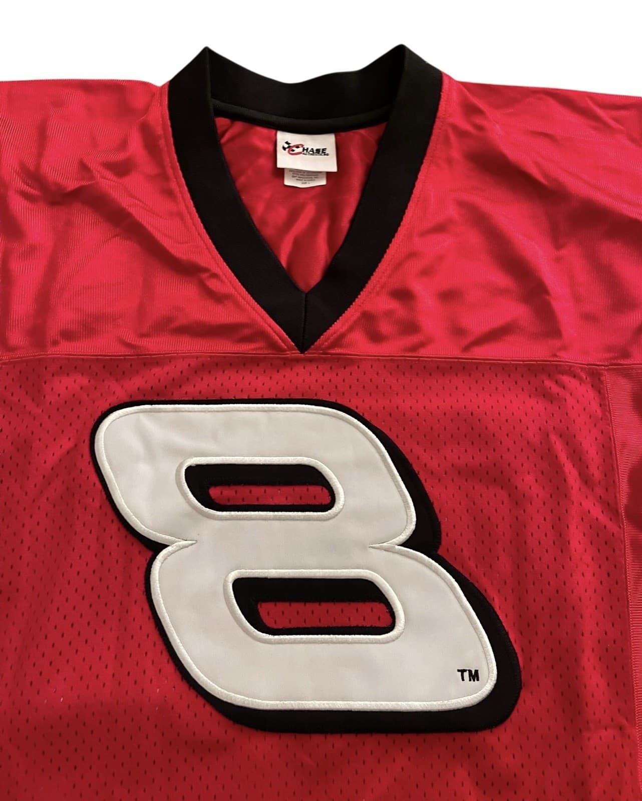 Chase Authentic NASCAR Stitched Dale Earnhardt Jr #8 Budweiser Jersey Men’s L - Thumbnail 3