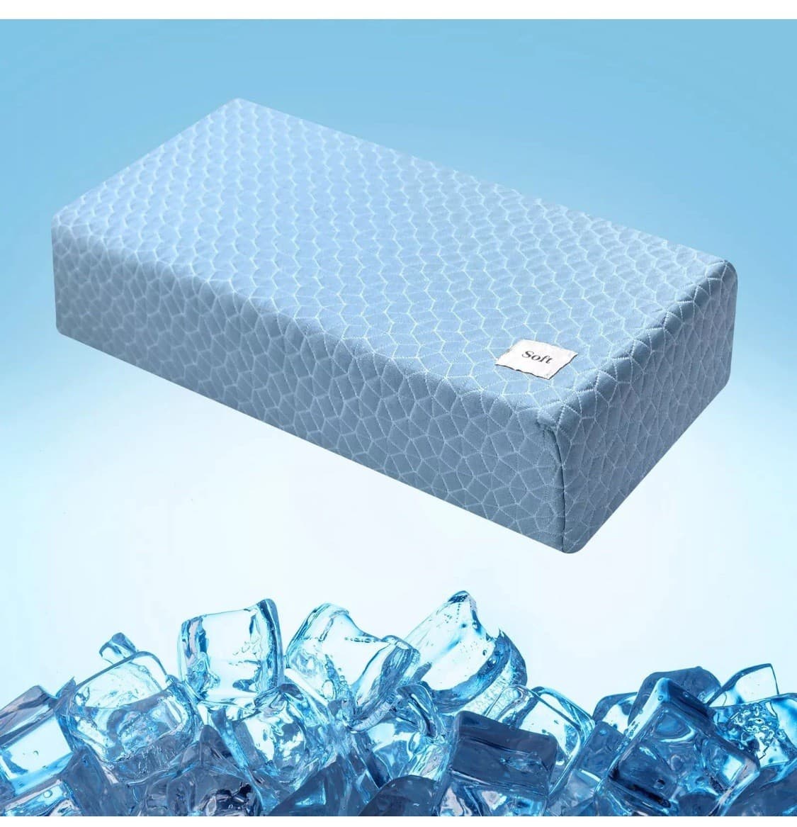 HARBOREST Cooling Cube Pillow - Side Sleeper Pillow for Neck and Shoulder Pai... - Thumbnail 7