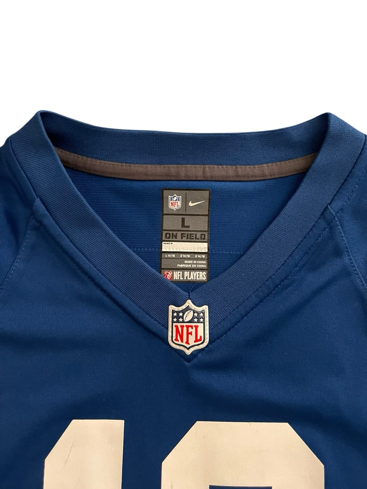 Nike On Field NFL Indianapolis Colts TY Hilton #13 Jersey Men’s L Authentic - Thumbnail 3