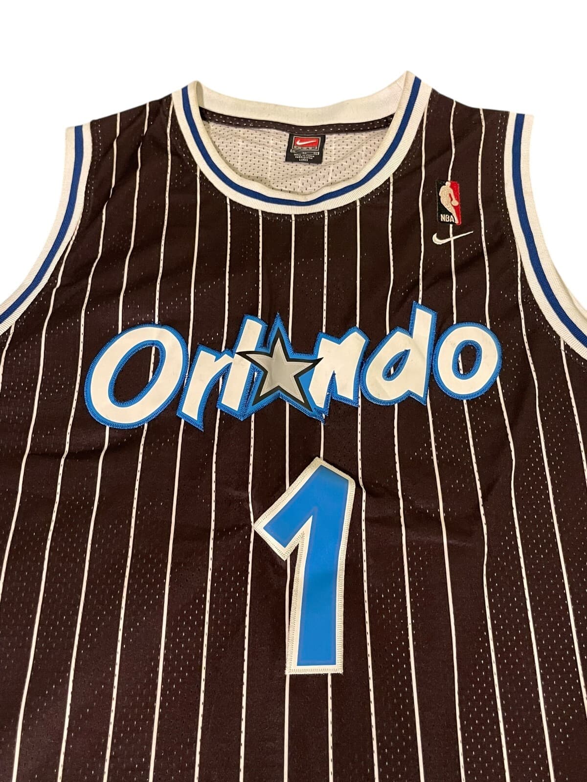 Nike Magic Orlando Penny Hardaway Throwback Swingman Jersey #1 Vintage Team NBA - Thumbnail 2