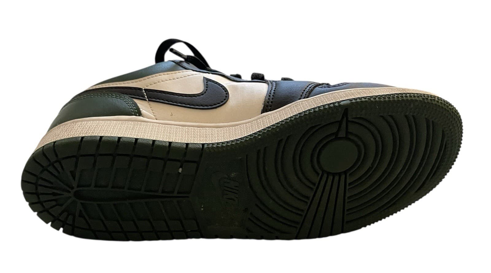 Jordan 1 Low Green Toe GS Youth 5Y 553560-371 Sneakers Nike Air (Left Only) - Thumbnail 6
