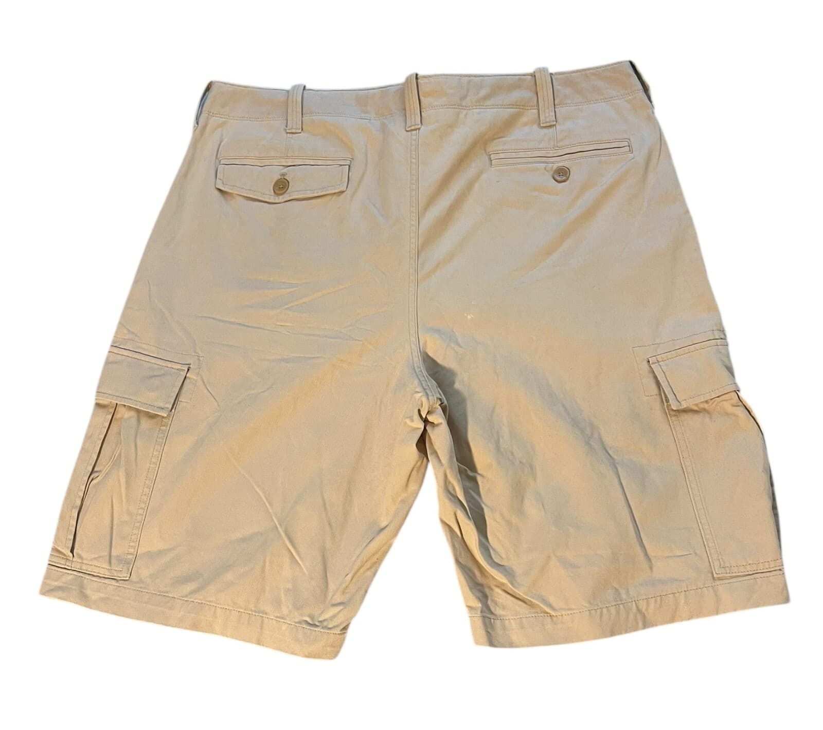 Banana Republic Men's Beige Casual Outdoor Preppy Classic Cargo Shorts Size 40 - Thumbnail 2