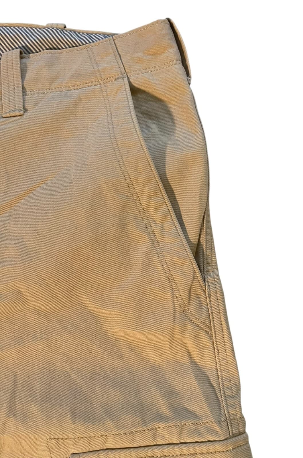 Banana Republic Men's Beige Casual Outdoor Preppy Classic Cargo Shorts Size 40 - Thumbnail 3