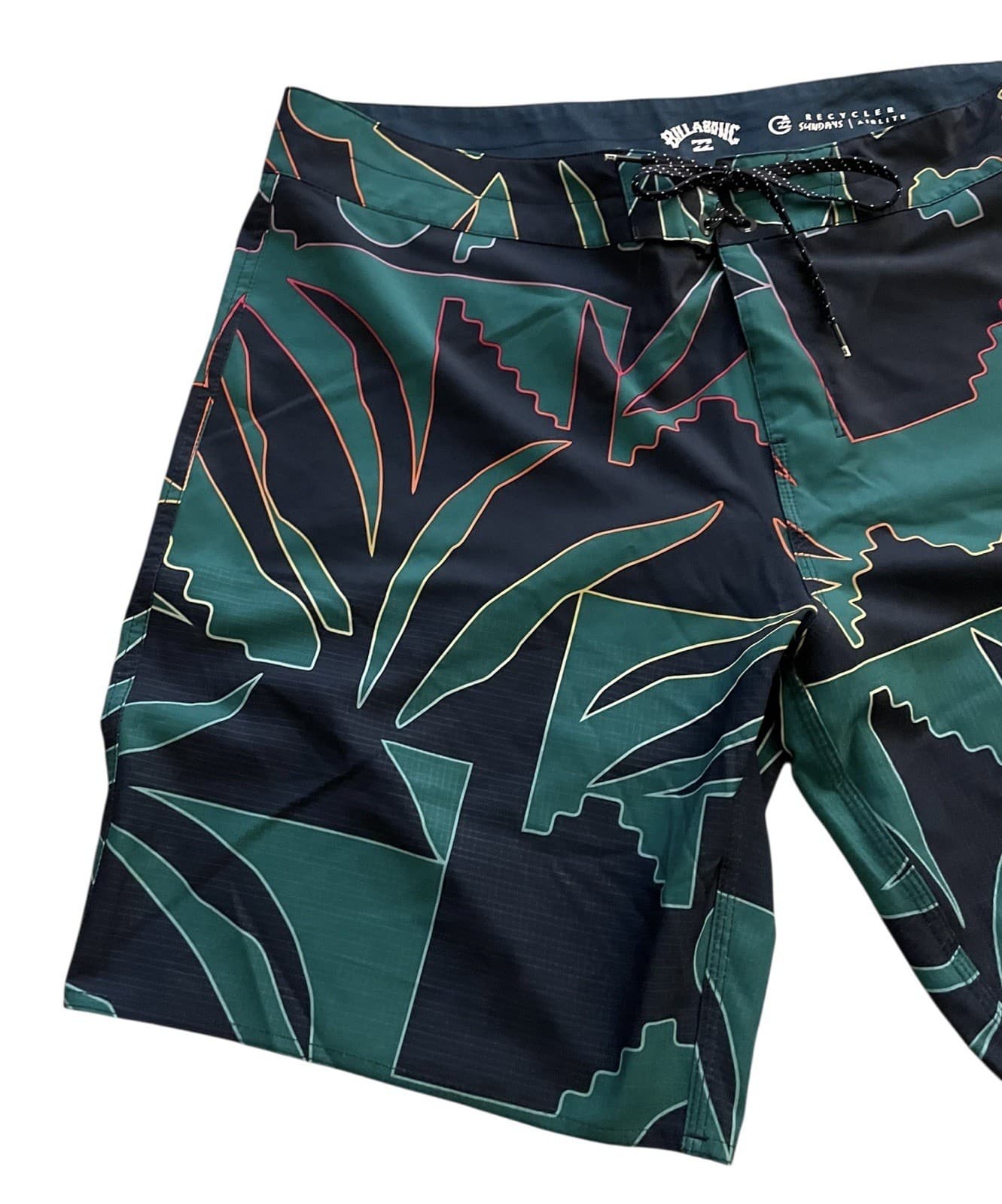 Billabong Recycler Sundays Airlite Board Shorts Mens 38 Blue Surfing Swim Trunks - Thumbnail 5