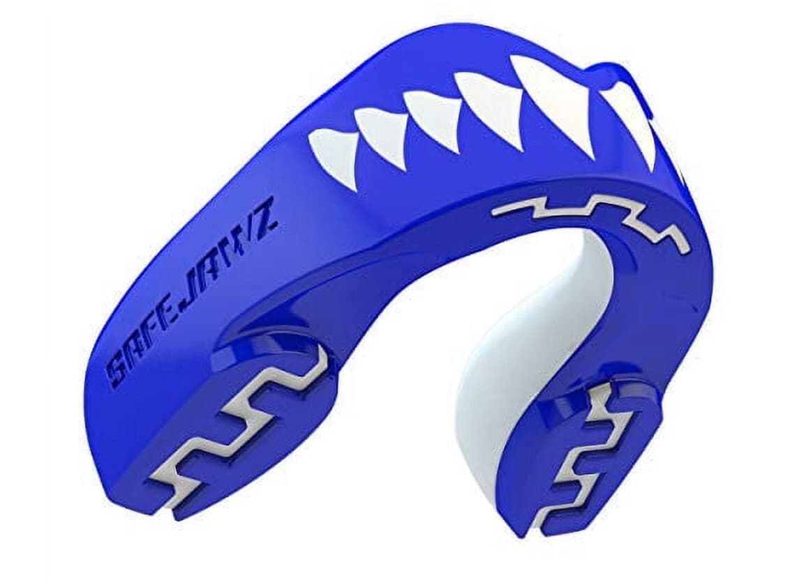 Safejawz Extro Series Shark Gum Shield Blue Mouth Protection Guard Boxing MMA - Thumbnail 9