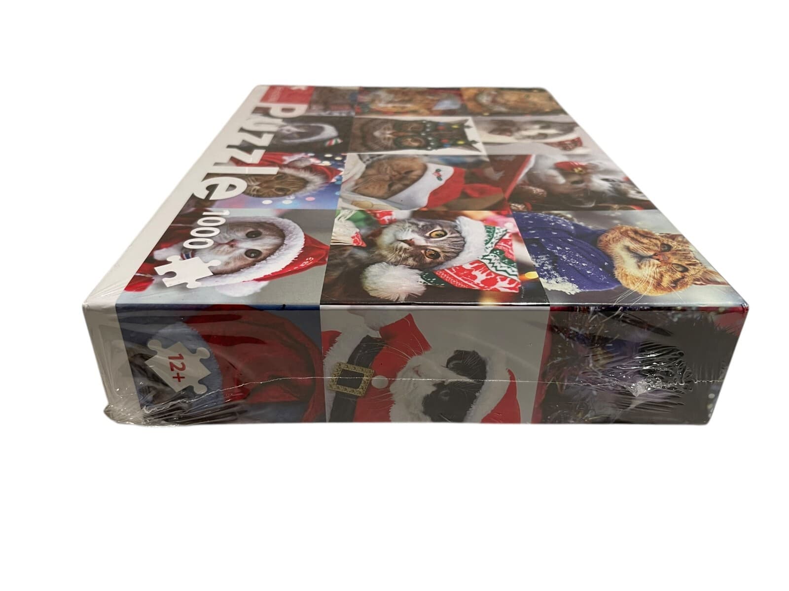 NEW Santa Cats SeeSaw We Wish You A Merry Christmas 1000 Piece Jigsaw Puzzle - Thumbnail 5