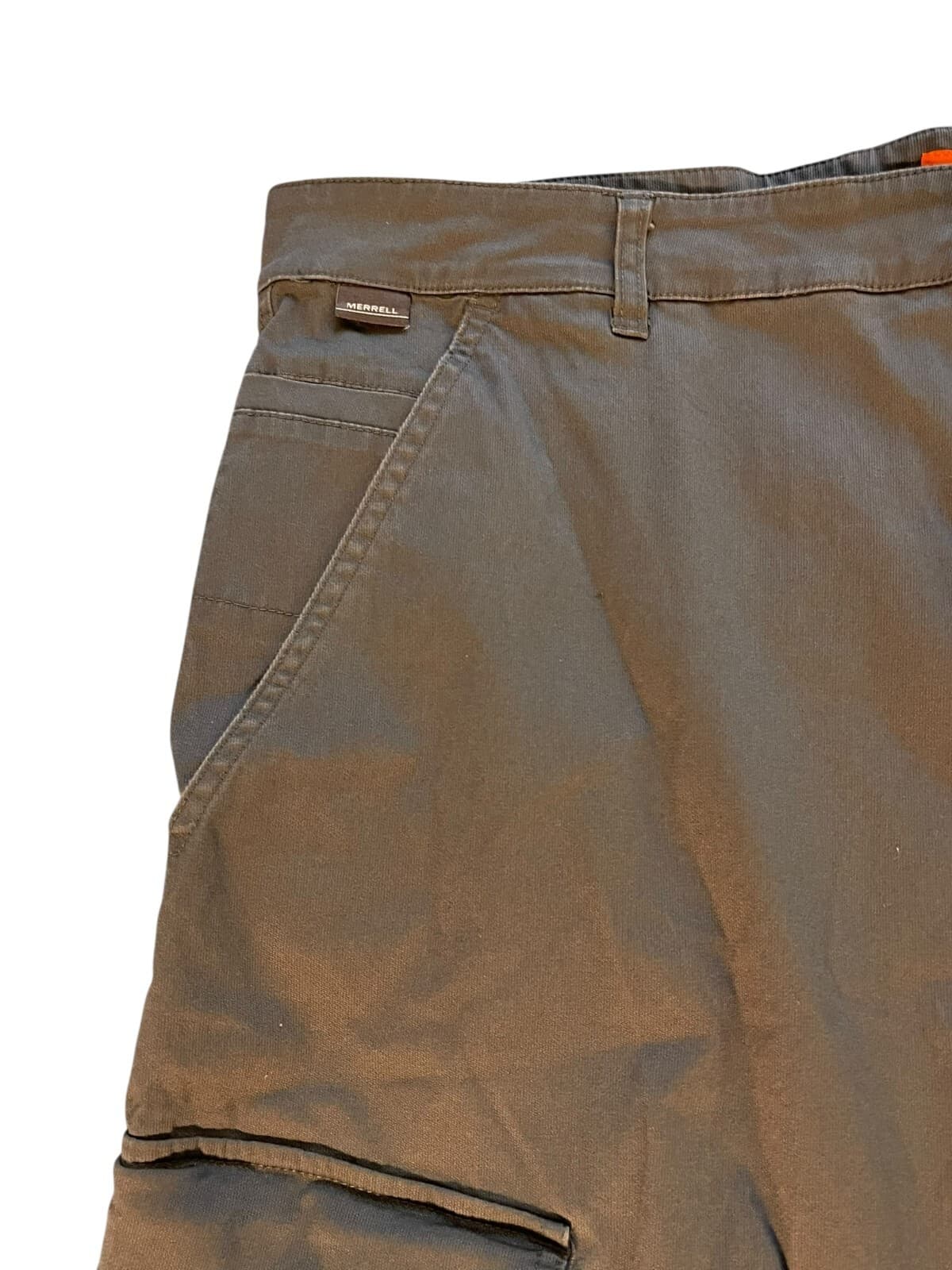 Merrell Men's Gray Cargo Hiking Outdoor Casual Regular Fit Shorts Size 38 - Thumbnail 6