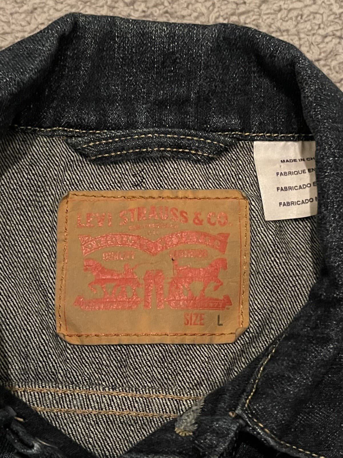 Vintage Levi’s Denim Vest Iron maiden Killers 80s 90s Y2k Heavy metal Rocker Roc - Thumbnail 3
