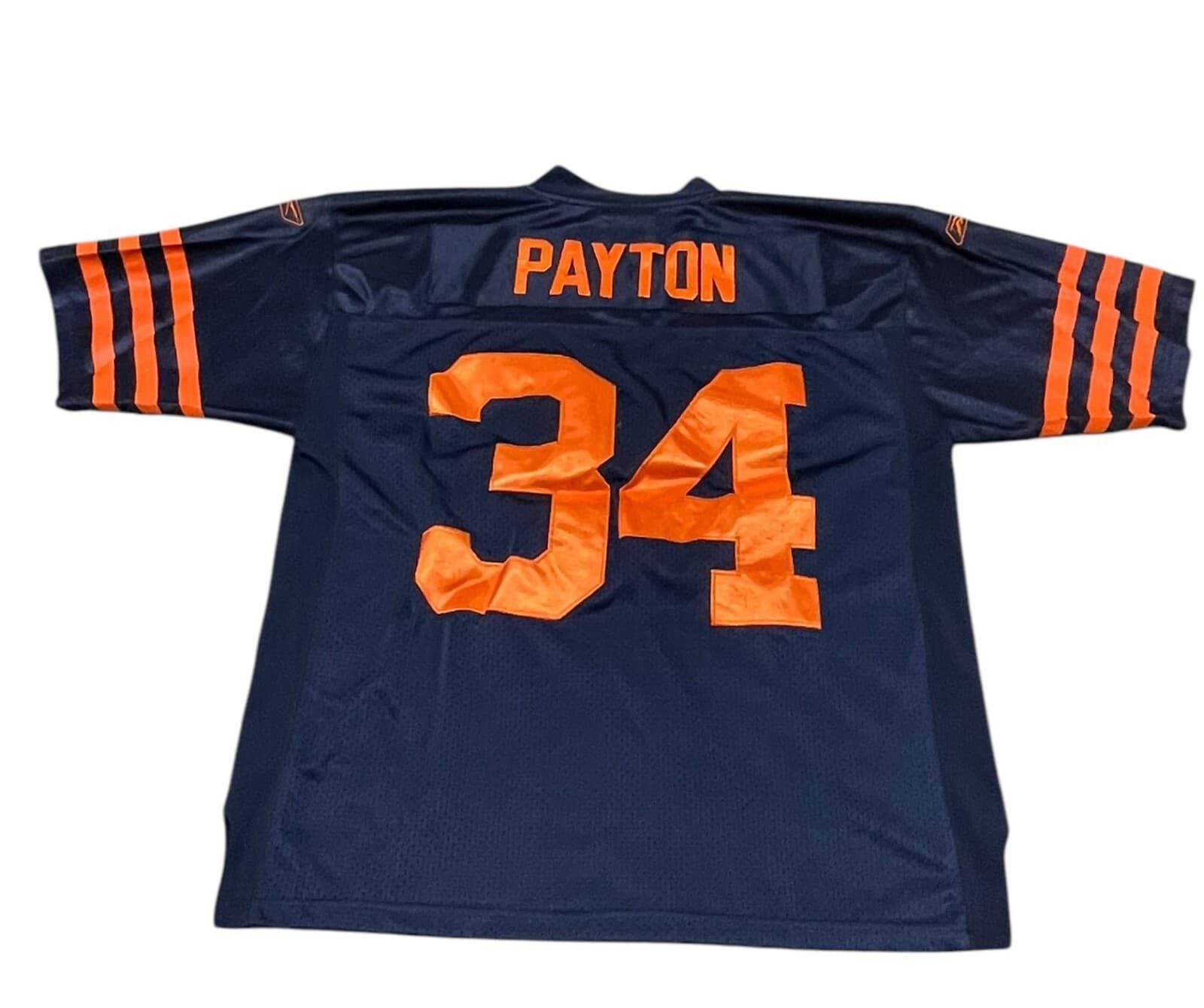 Onfield Rebook Equipment Walter Payton NFL Mens Blue Football Jersey Size 50 - Thumbnail 3