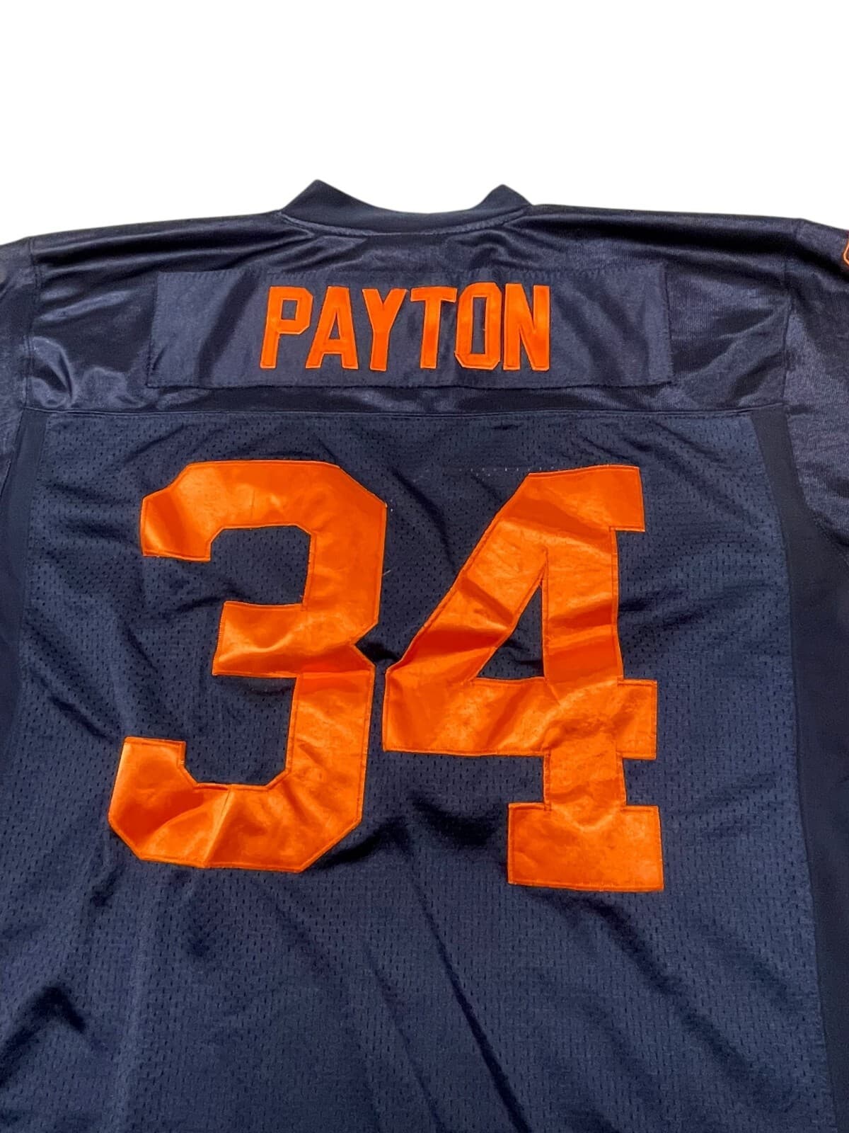 Onfield Rebook Equipment Walter Payton NFL Mens Blue Football Jersey Size 50 - Thumbnail 7