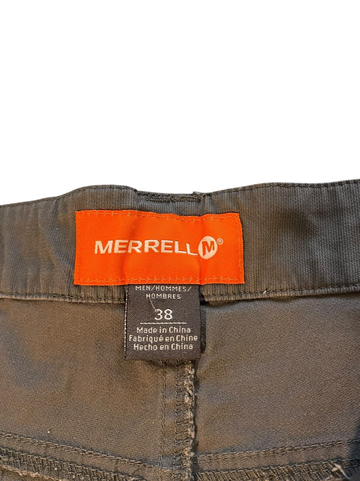 Merrell Men's Gray Cargo Hiking Outdoor Casual Regular Fit Shorts Size 38 - Thumbnail 10