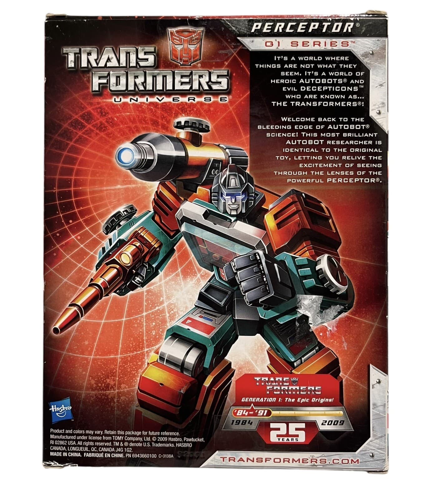 Transformers Universe G1 Commemorative Edition Toys R Us Exclusive Perceptor - Thumbnail 4