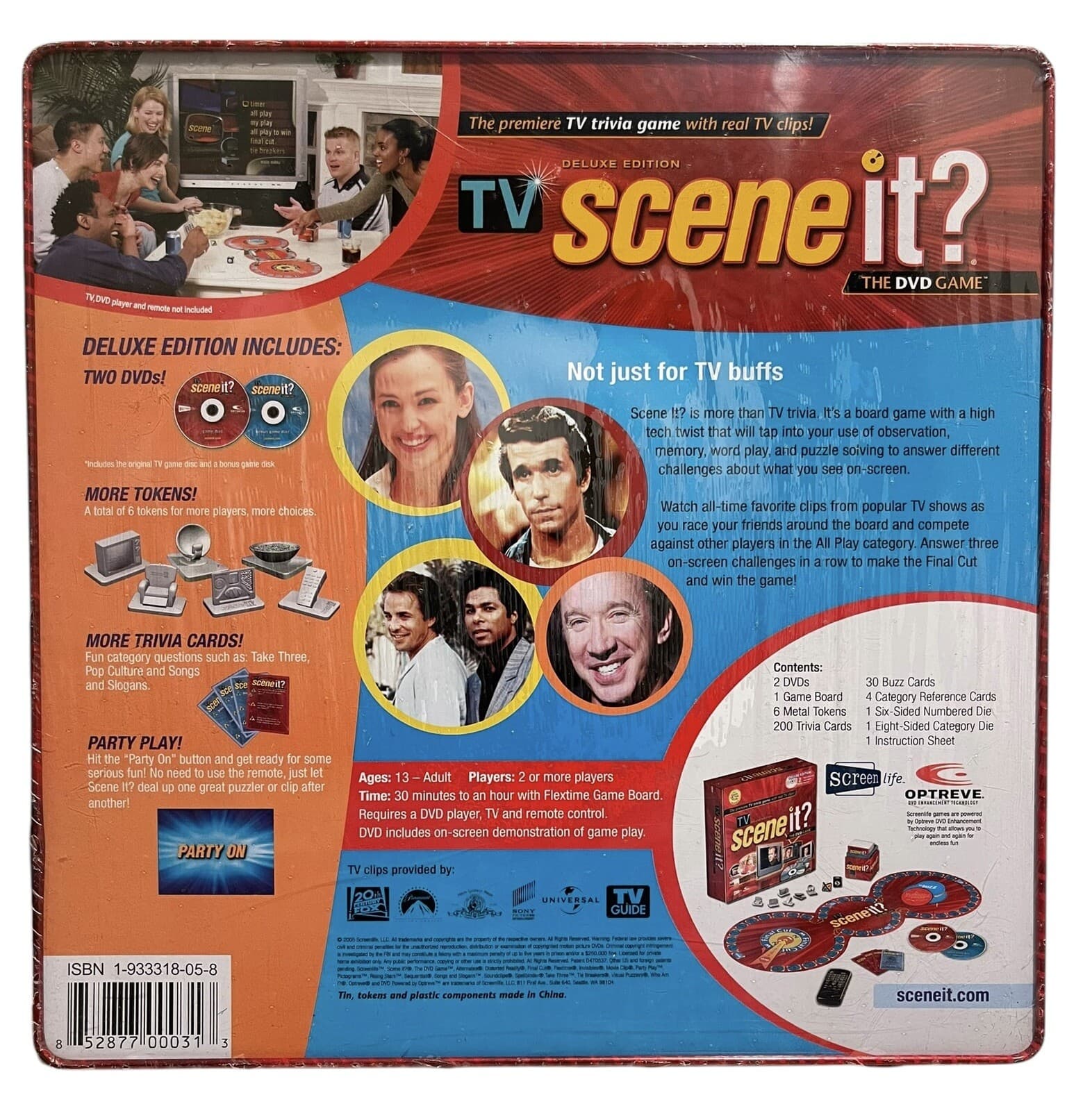Scene It TV Sit Com Game Deluxe DVD Edition 2005 Collector Tin - Thumbnail 4