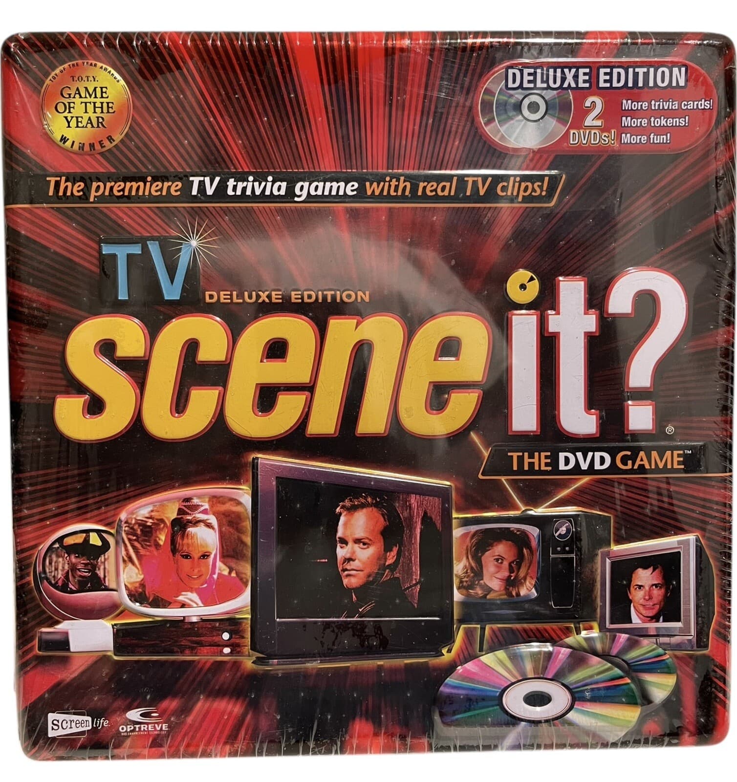 Scene It TV Sit Com Game Deluxe DVD Edition 2005 Collector Tin - Thumbnail 3