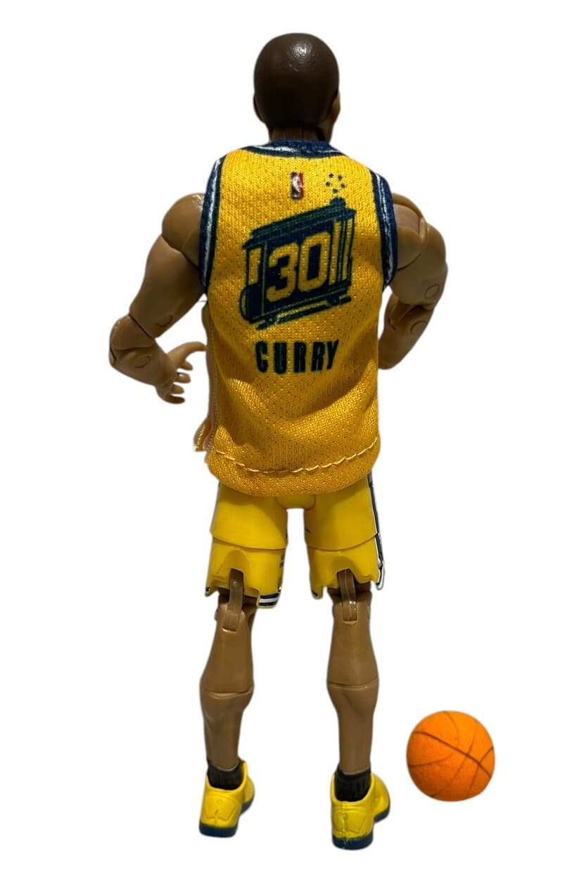 2014 Stephan Curry Figure NBA Basketball Golden State Warriors Jazwares 6" - Thumbnail 4