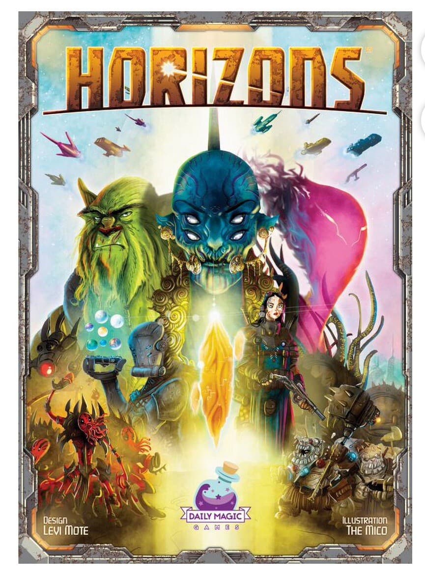 Horizons Board Game, Daily Magic Games, Ages 14+, 2-5 Players, Sci-Fi, Space - Thumbnail 2