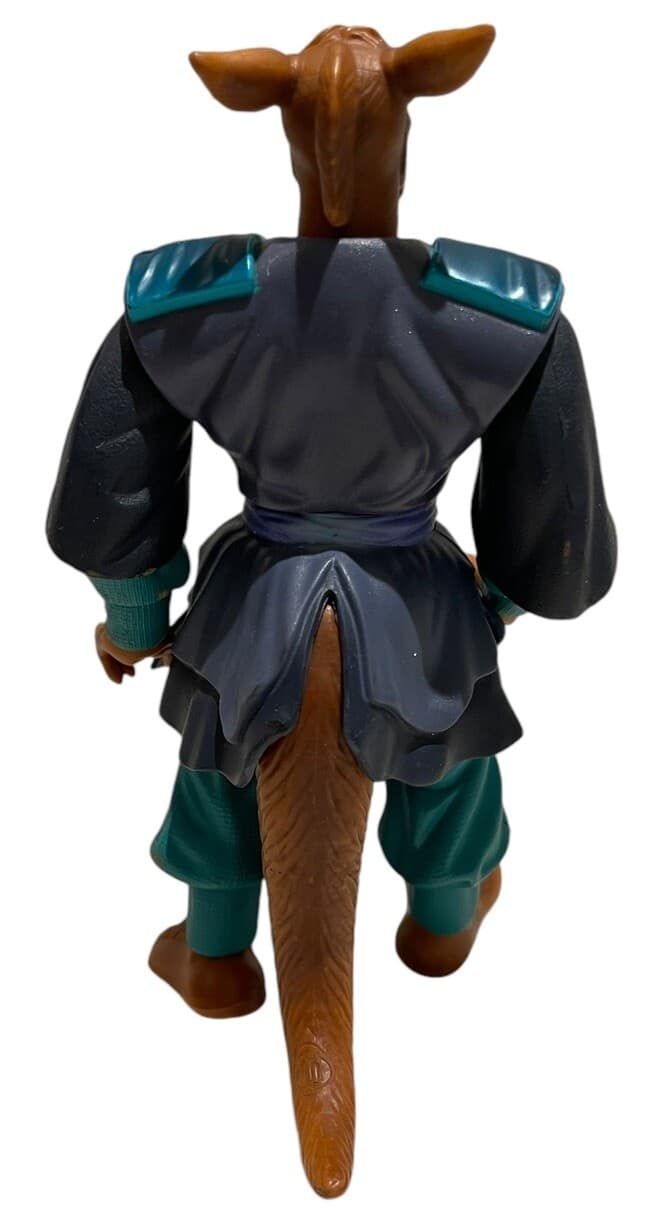 WARRIORS OF VIRTUE Yun 6" Kangaroo Action Figure Toy 1996 BLUE IJL Creations - Thumbnail 2