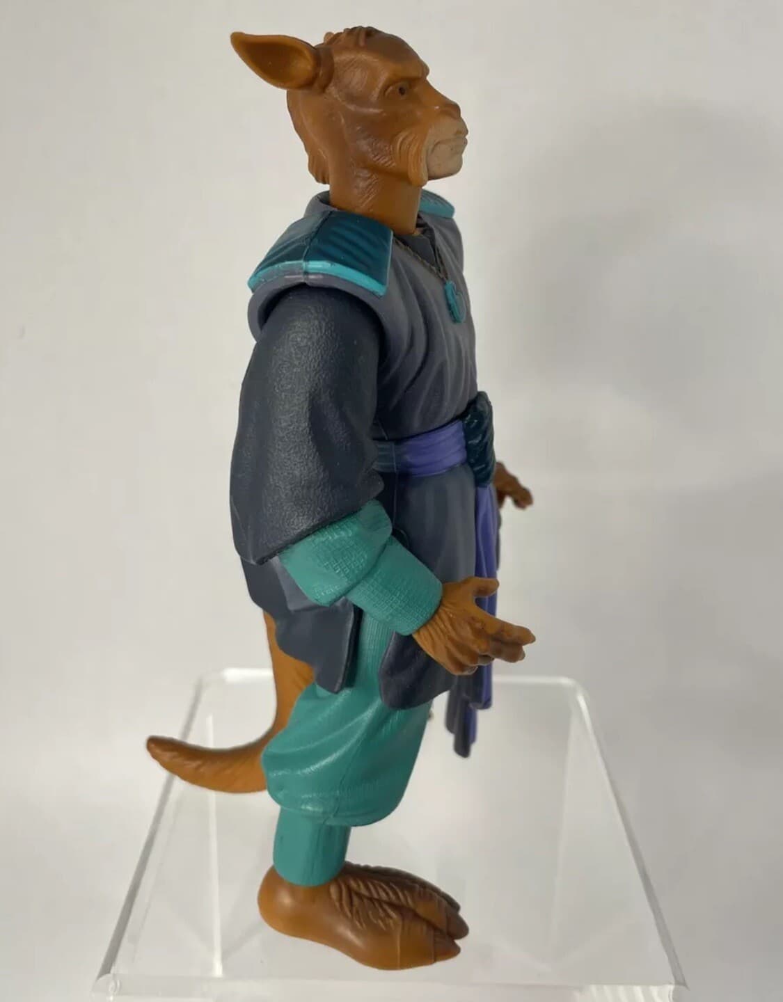 WARRIORS OF VIRTUE Yun 6" Kangaroo Action Figure Toy 1996 BLUE IJL Creations - Thumbnail 4