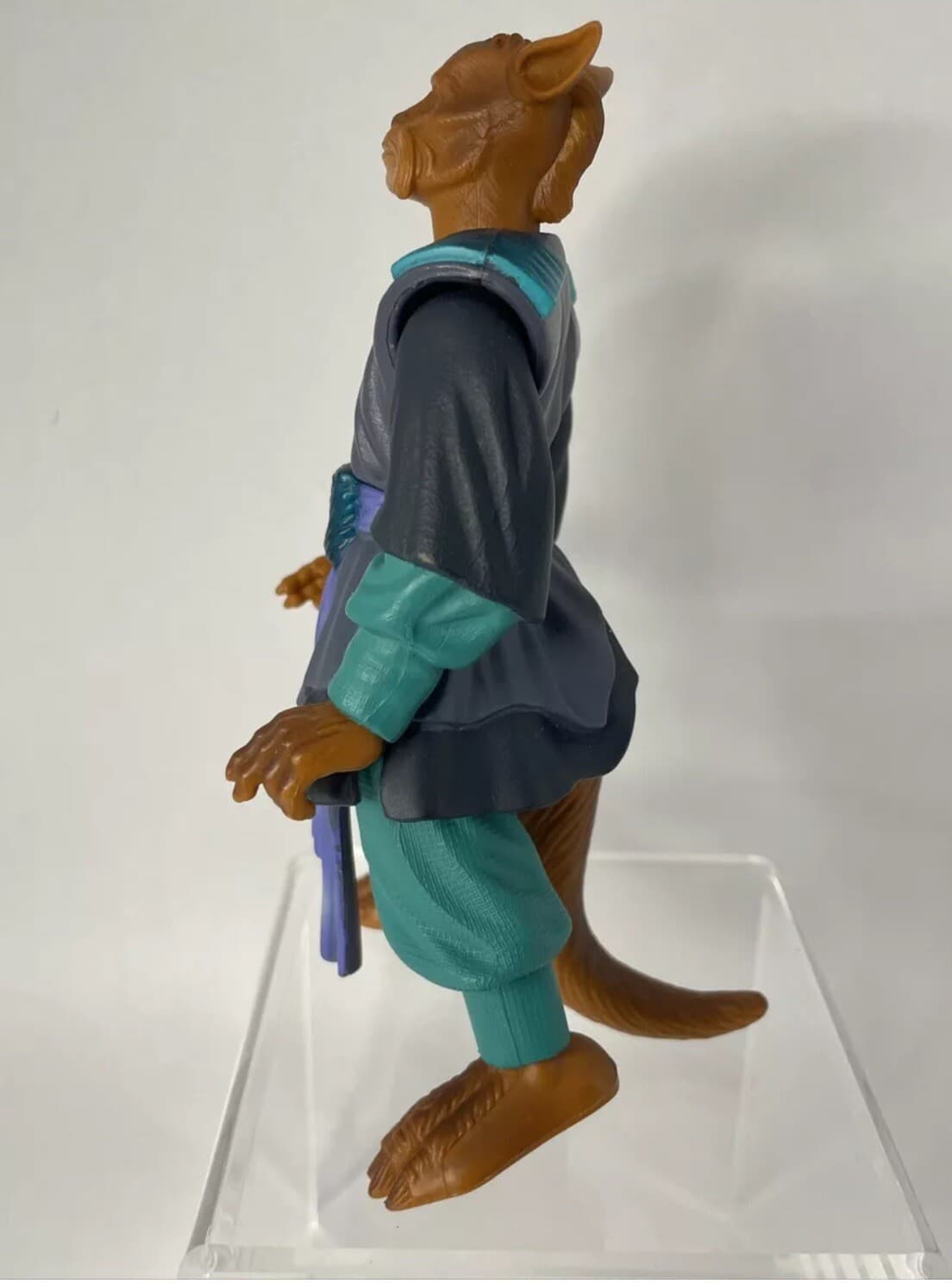WARRIORS OF VIRTUE Yun 6" Kangaroo Action Figure Toy 1996 BLUE IJL Creations - Thumbnail 6