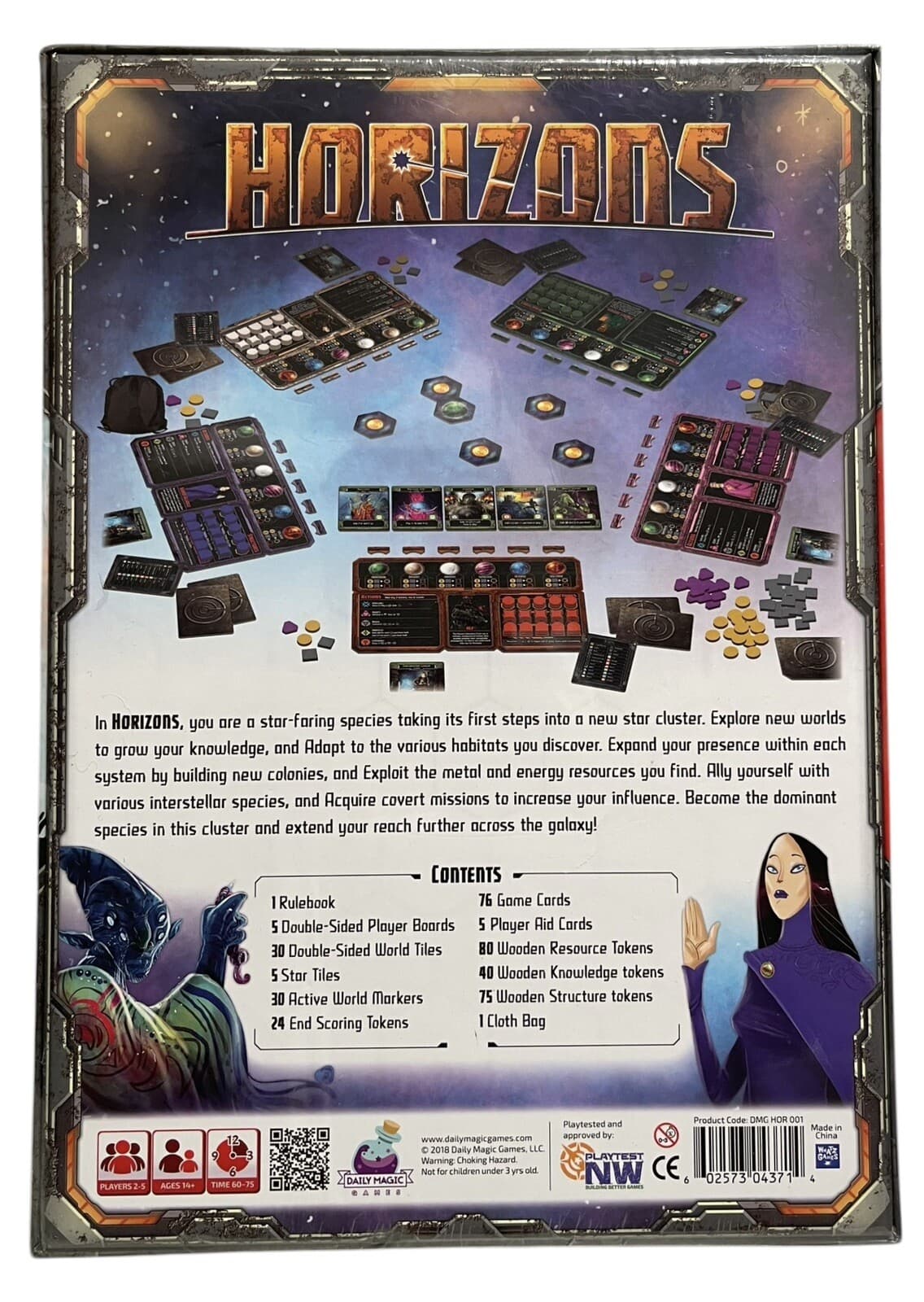 Horizons Board Game, Daily Magic Games, Ages 14+, 2-5 Players, Sci-Fi, Space - Thumbnail 4
