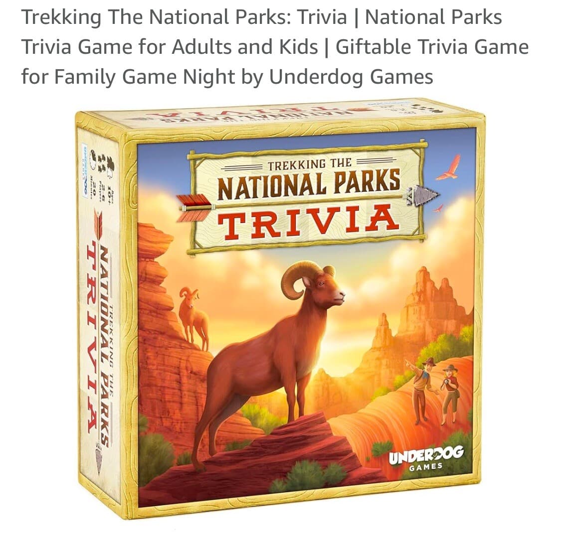Trekking The National Parks Trivia Game Underdog Games SEALED NEW - Thumbnail 3