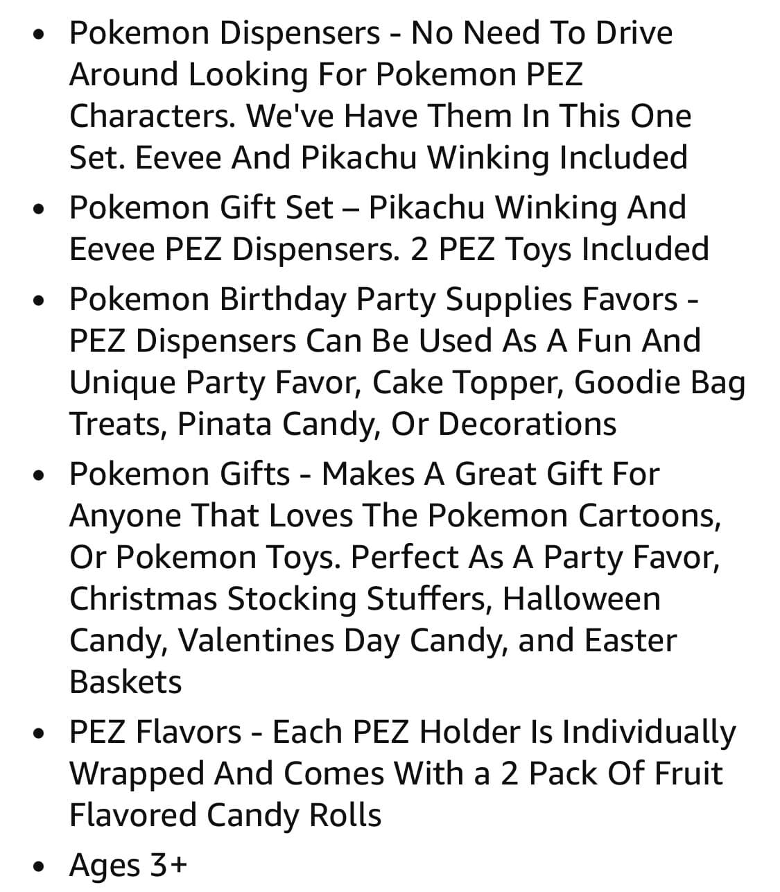 Pokemon Pikachu Eevee 2 Pack Pez Dispenser & Candy Set Sealed - Thumbnail 3