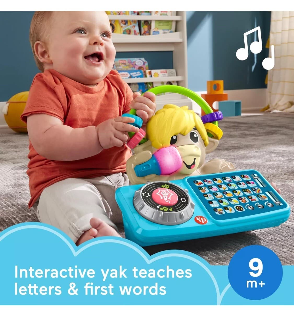 Fisher Price Link Squad A to Z Yak Musical Learning Toy with 115 Songs - Thumbnail 3